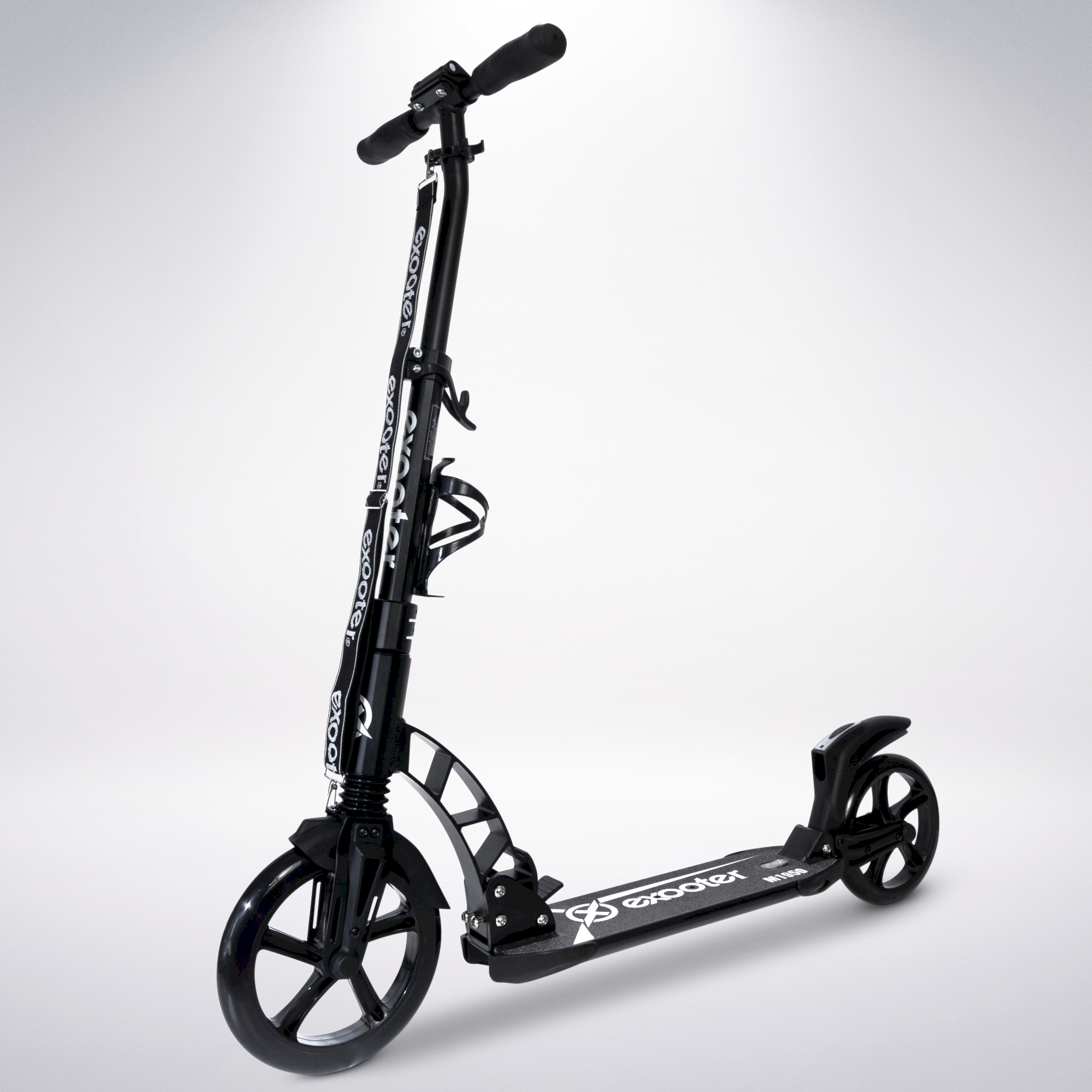 M2050GR Dual Manual Scooter EXOOTER Adult In Kick With Shocks