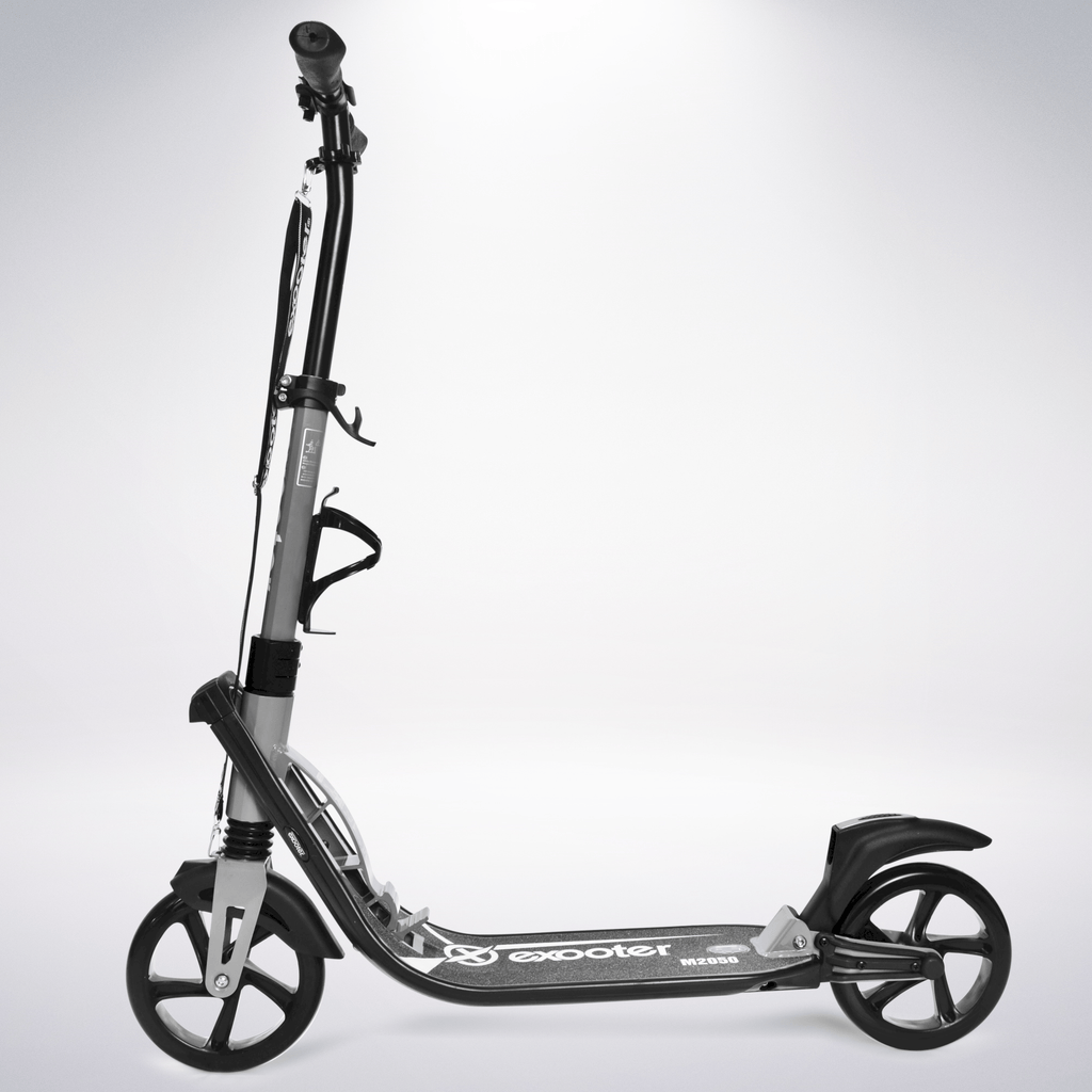 Scooter Manual Adult With In Shocks Dual M2050GR Kick EXOOTER